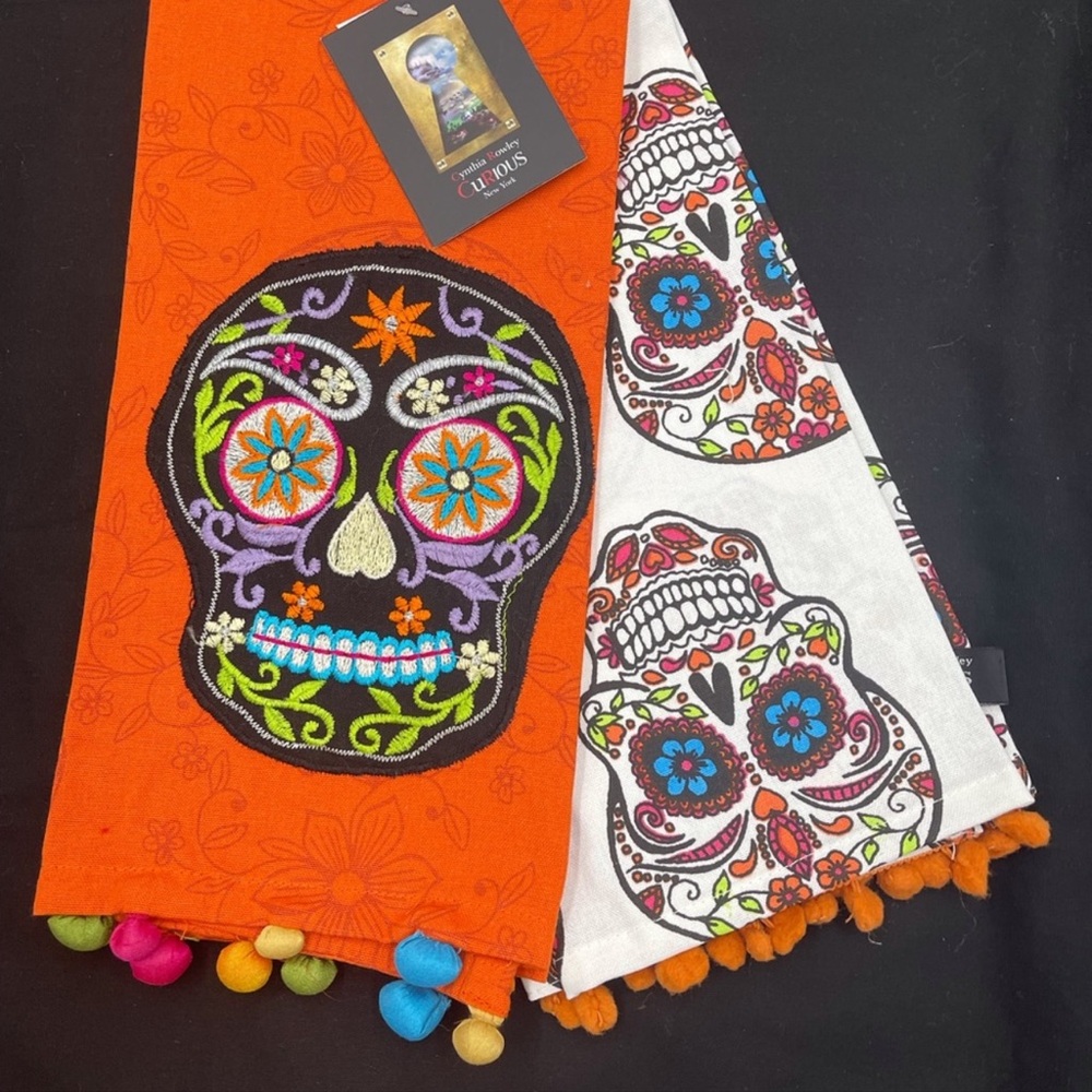 Halloween Kitchen Towels Set of 2